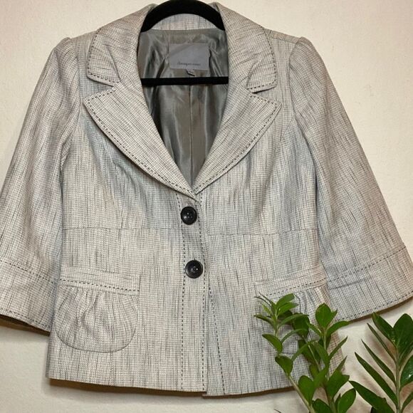 Classiques Entier Tailored Gray Blazer Sz S - Picture 3 of 10